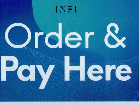 "Order & Pay Here" Sign